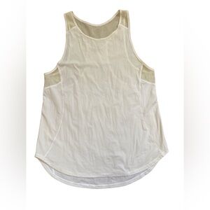 Lululemon Sculpt Tank Top off white
